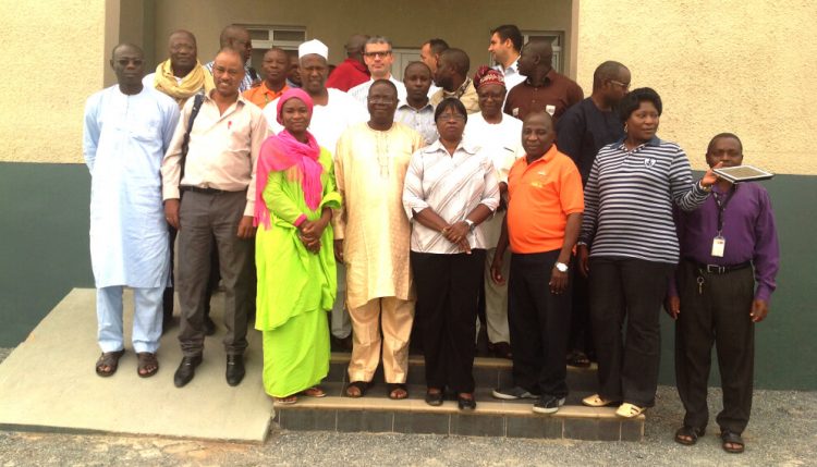 Picture of SARD-SC staff and AfDB officials during the visit to IITA, Ibadan, Nigeria.