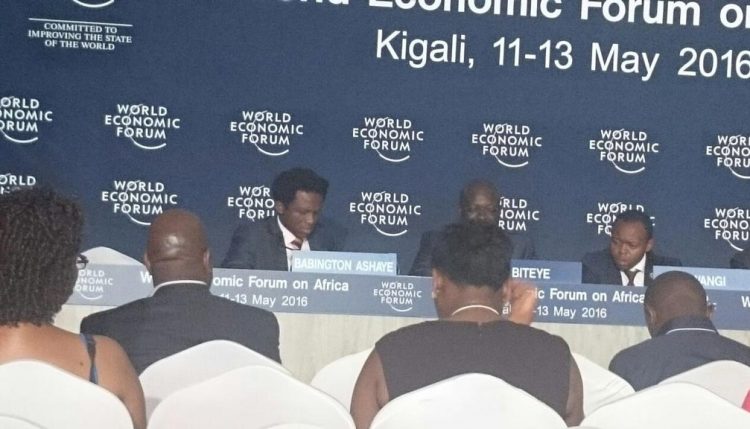 Photo at World Economic Forum Africa Annual Meeting, Kigali, Rwanda.