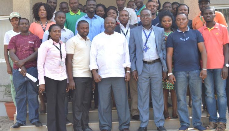 Picture of DG Sanginga with the Abuja team.