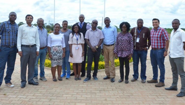 Picture of Breeding Management System training participants in Zambia.