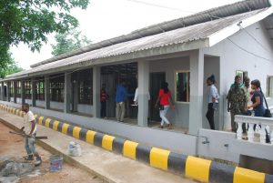Picture of newly renovated poultry and administrative offices