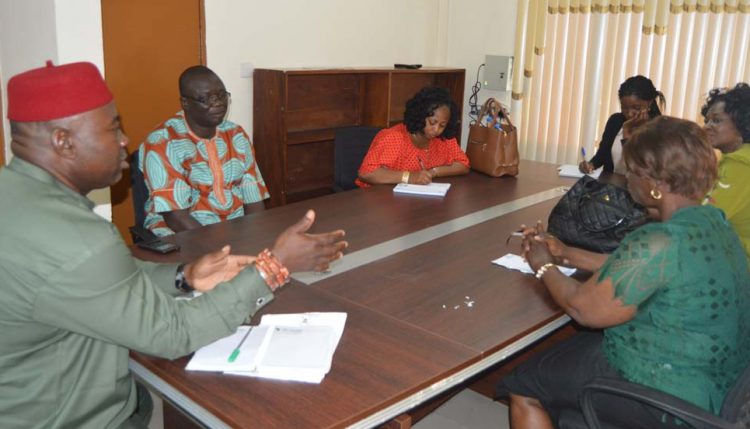 Picture of Dr Okechukwu with the NEPC delegates.