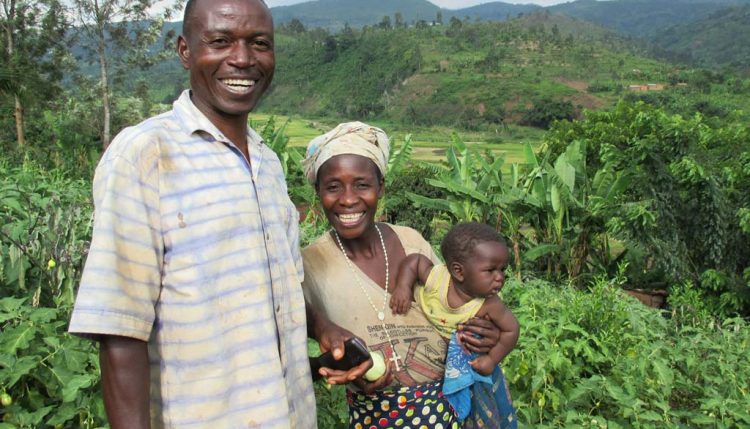 Picture of CIALCA introduced many AR4D technologies to farmers in Central Africa. Photo by P. Lepoint, Bioversity International.