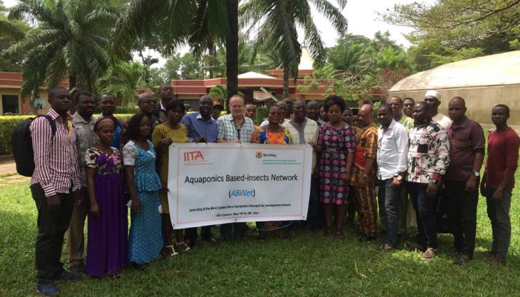 Group photo at the launch of West and Central Africa aquaponics research for development network