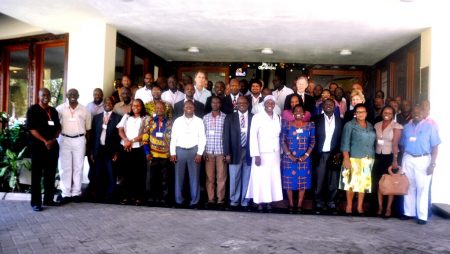Picture of participants at the CGIAR Site Integration Workshop, Tanzania.