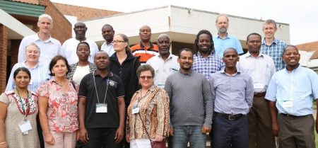 Picture of Participants who took part in the Africa RISING training on farming systems research design