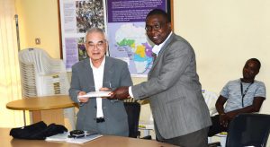 Picture of The IITA Station in Abuja hosted Mitsuhiko Ota, the Advisor, Business Planning Division of the Business Planning Department, NTC-Japan
