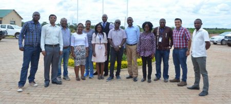 Picture of Breeding Management System training participants in Zambia.