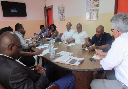Picture of participants met at the IITA Board Room in Cameroon.
