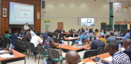Picture of Agronomists and other stakeholders meet in IITA, Ibadan to review project activities